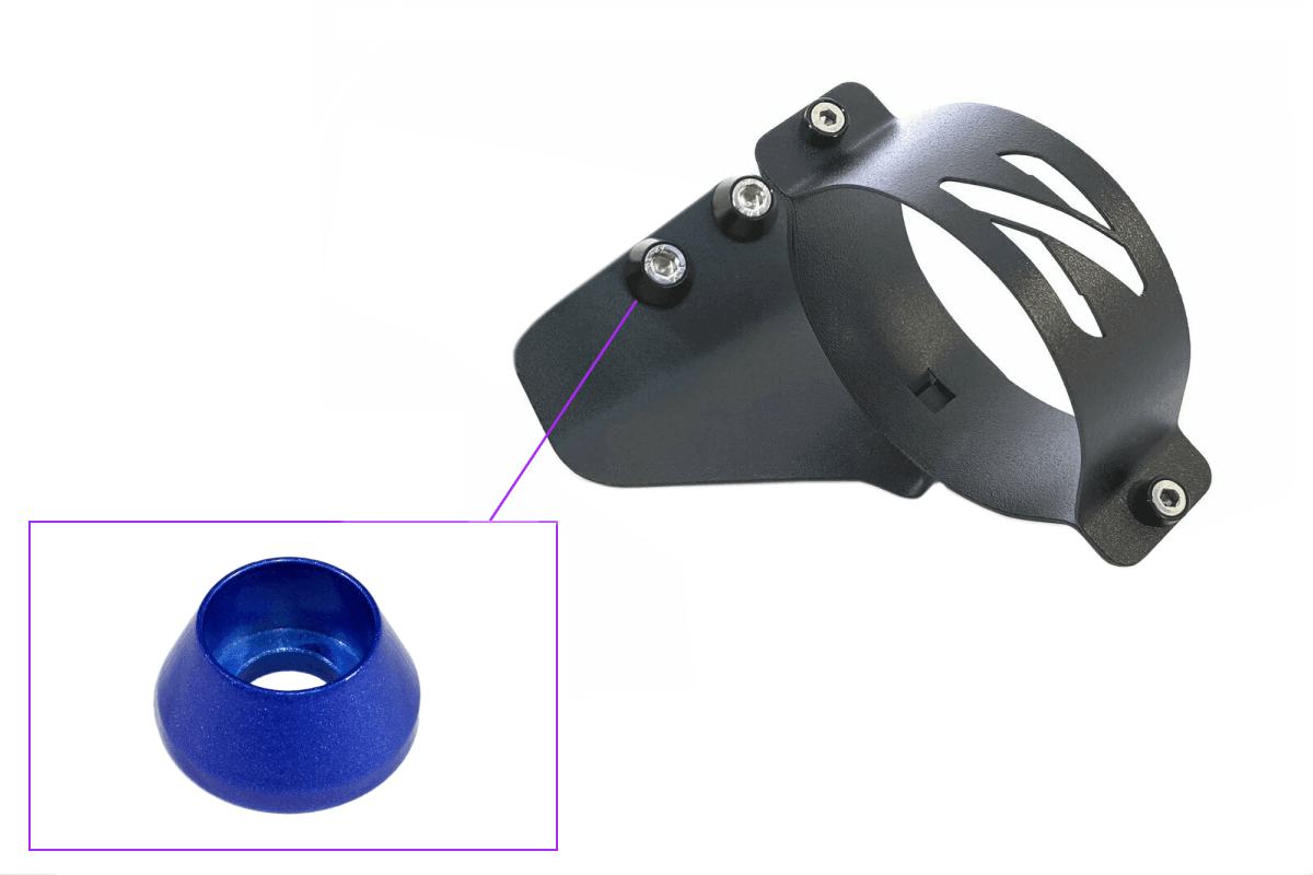 ZSPEC RHD Fuel Filter Bracket for Nissan Z32 300zx '90-96, Black - ZSPEC Design LLC - Hardware Fasteners - 300zx, Fastener Kit, fuel, nissan, SU304, z32 - zspecdesign.com