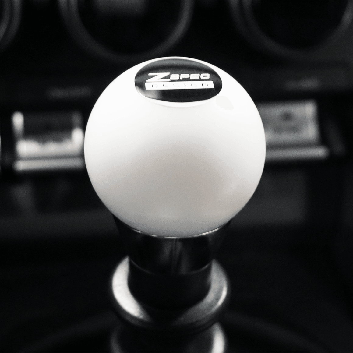 ZSPEC Shift Knob, M8-1.25, Delrin & Stainless, 5-Speed Shift Pattern Coin - ZSPEC Design LLC - Vehicle Parts & Accessories - 180sx, 200sx, 240sx, 3000gt, 323, 626, accessory, altima, brz, DSM, eclipse, EVO, EVO 10, EVO X, frontier, frs, genesis, infiniti, lancer, maxima, mazdaspeed, miata, mx3, mx5, mx6, Nismo, Nissan, patrol, probe, protege5, r32, r33, rx-7, rx7, rx8, S13, s14, S15, sentra, Shift Knob, Silvia, skyline, versa - zspecdesign.com