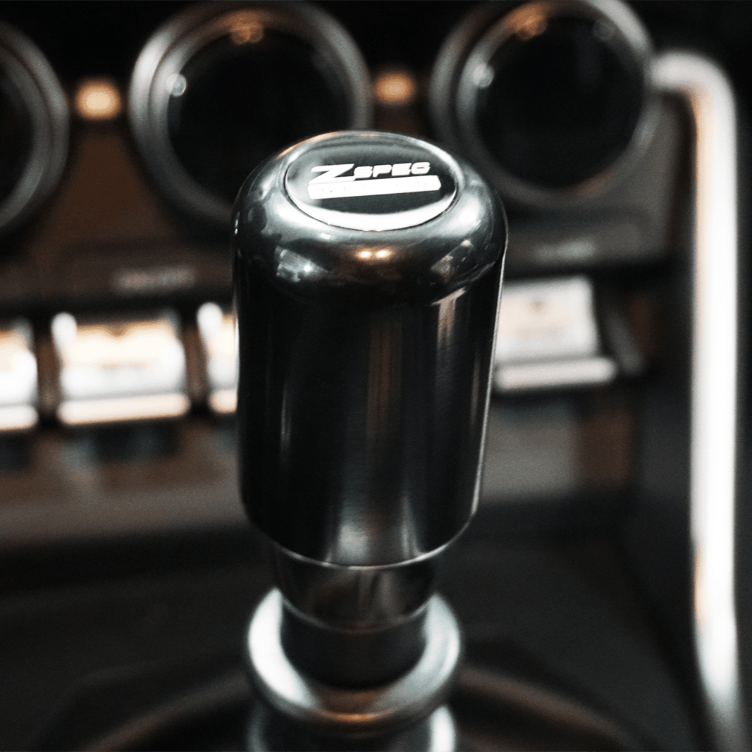 ZSPEC Shift Knob, M10-1.5, Delrin & Stainless, 5-Speed Shift Pattern Coin - ZSPEC Design LLC - Vehicle Shift Knobs - 3000gt, 323, 626, accessory, brz, DSM, eclipse, EVO, EVO 10, EVO X, frs, genesis, lancer, mazdaspeed, miata, mx3, mx5, mx6, Nismo, Nissan, probe, protege5, r32, r33, rx-7, rx7, rx8, S15, sentra, Shift Knob, versa - zspecdesign.com