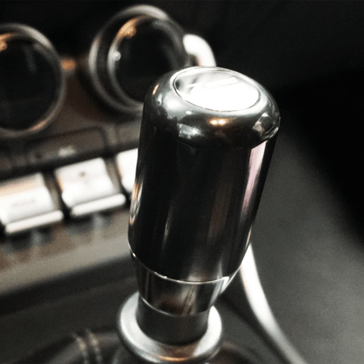 ZSPEC Shift Knob, M8-1.25, Delrin & Stainless, 5-Speed Shift Pattern Coin - ZSPEC Design LLC - Vehicle Shift Knobs - 180sx, 200sx, 240sx, 3000gt, 323, 626, accessory, altima, brz, DSM, eclipse, EVO, EVO 10, EVO X, frontier, frs, genesis, infiniti, lancer, maxima, mazdaspeed, miata, mx3, mx5, mx6, Nismo, Nissan, patrol, probe, protege5, r32, r33, R34, rx-7, rx7, rx8, S13, s14, S15, sentra, Shift Knob, Silvia, skyline, versa - zspecdesign.com
