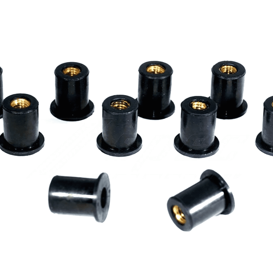 ZSPEC M8 Rubber Well Nuts, SUV/Truck Body Elements & Fender Flares