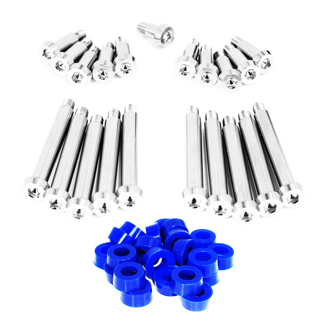 ZSPEC Shoulder-Bolt Timing Covers Fasteners w/ Bushings, Nissan 300zx Z32, Titanium - ZSPEC Design LLC - Hardware Fasteners - 300zx, nissan, Shoulder-bolt, z32 - zspecdesign.com