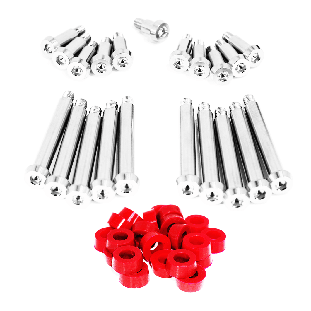 ZSPEC Shoulder-Bolt Timing Covers Fasteners w/ Bushings, Nissan 300zx Z32, Titanium - ZSPEC Design LLC - Hardware Fasteners - 300zx, nissan, Shoulder-bolt, z32 - zspecdesign.com
