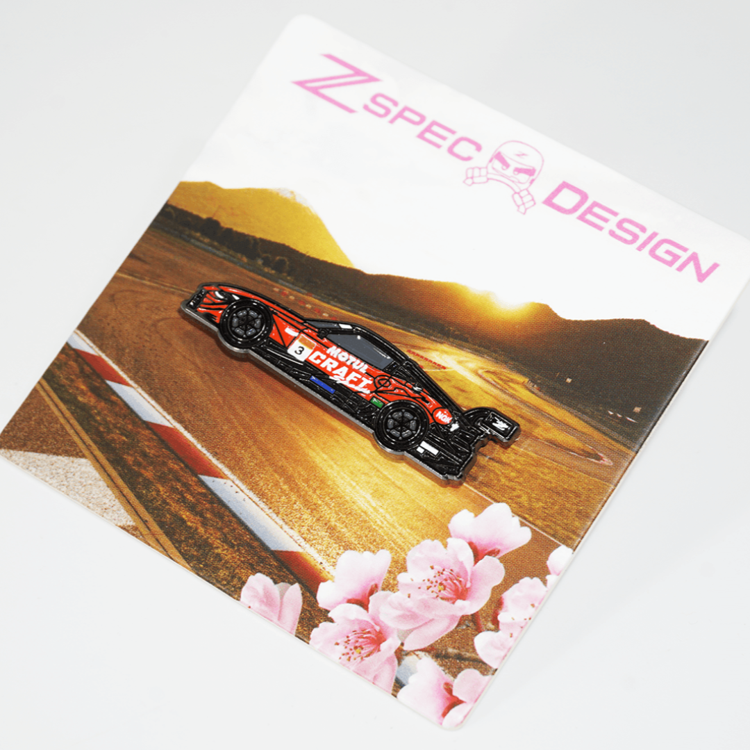 2022 SuperGT Season Nissan Z (RZ34) Race-Car Collection - Five Pin Set - ZSPEC Design LLC - Hardware Fasteners - accessory, bob sharp, bsr, lapel, lifestyle, nissan, nissan pin, pin, race car pin, RZ34, Z - zspecdesign.com