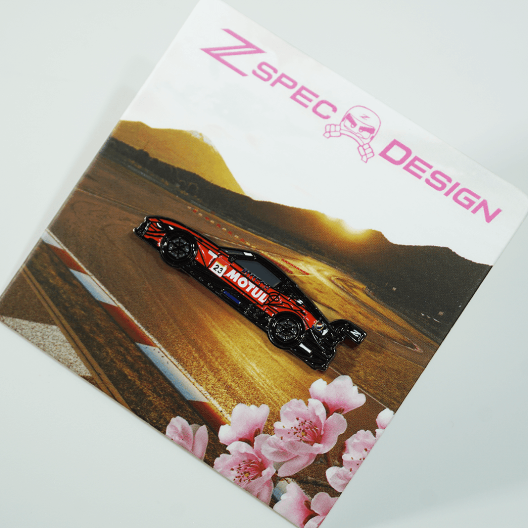 2022 SuperGT Season Nissan Z (RZ34) Race-Car Collection - Five Pin Set - ZSPEC Design LLC - Hardware Fasteners - accessory, bob sharp, bsr, lapel, lifestyle, nissan, nissan pin, pin, race car pin, RZ34, Z - zspecdesign.com