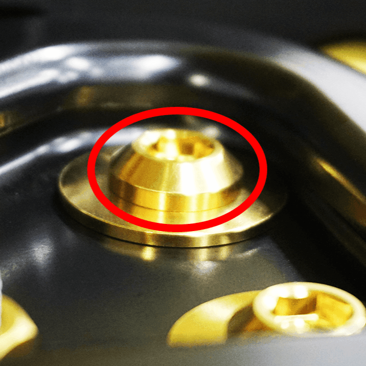 ZSPEC M10-1.25x25mm Dress Up Bolts® Fastener, Titanium GR5, Angled Head, Per Each - ZSPEC Design LLC - Hardware Fasteners - angled head, Dress Up Bolt, m10, per each, titanium - zspecdesign.com