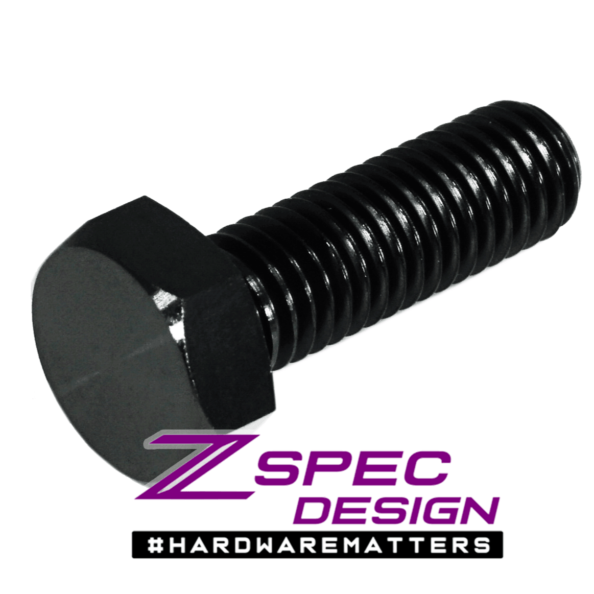 ZSPEC M8-1.25x25mm Hex-Bolt/Fastener, Titanium Grade-5, Per Each - ZSPEC Design LLC - Hardware Fasteners - Fastener Kit, hex, m8, per each, titanium - zspecdesign.com