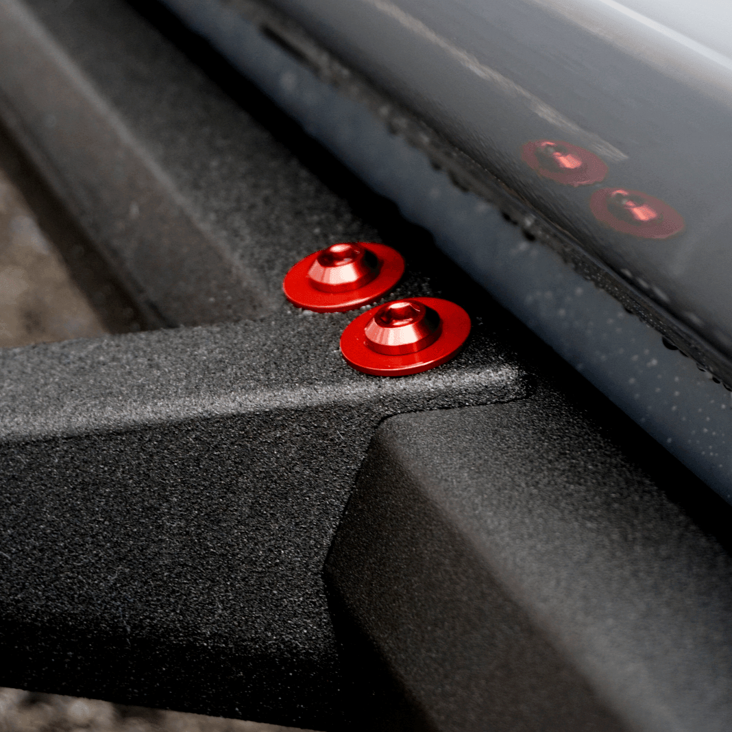 ZSPEC Off-Road Step Rails Fastener Kit for '22+ Nissan Frontier D41, Grade-5 Titanium - ZSPEC Design LLC - Hardware Fasteners - 2022, Fastener Kit, frontier, nissan, pro-4x, Washer Color - zspecdesign.com