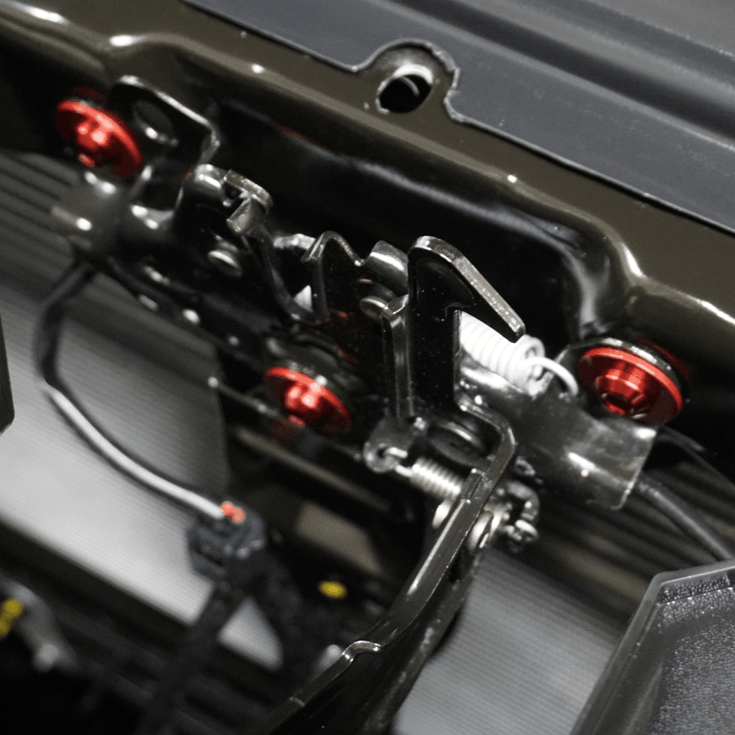 ZSPEC "Stage 2" Engine Bay Fastener Kit for 22+ Nissan Frontier D41, Titanium - ZSPEC Design LLC - Hardware Fasteners - 2022, d41, Fastener Kit, frontier, nissan, pro-4x, stage 2, Washer Color - zspecdesign.com