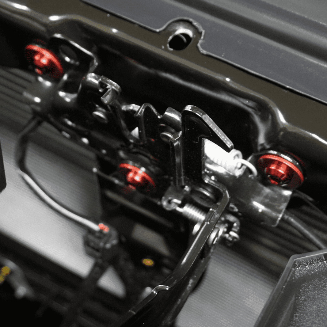 ZSPEC Hood Latch & Hinges Fasteners for '22+ Nissan Frontier D41, Titanium & Billet - ZSPEC Design LLC - Hardware Fasteners - 2022, Fastener Kit, frontier, nissan, pro-4x, Washer Color - zspecdesign.com