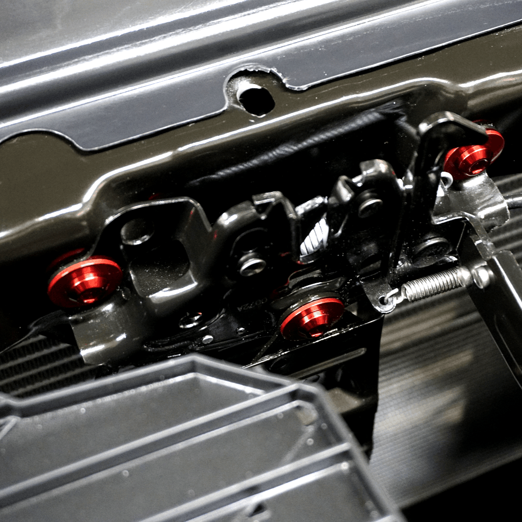 ZSPEC "Stage 2" Engine Bay Fastener Kit for 22+ Nissan Frontier D41, Titanium - ZSPEC Design LLC - Hardware Fasteners - 2022, d41, Fastener Kit, frontier, nissan, pro-4x, stage 2, Washer Color - zspecdesign.com