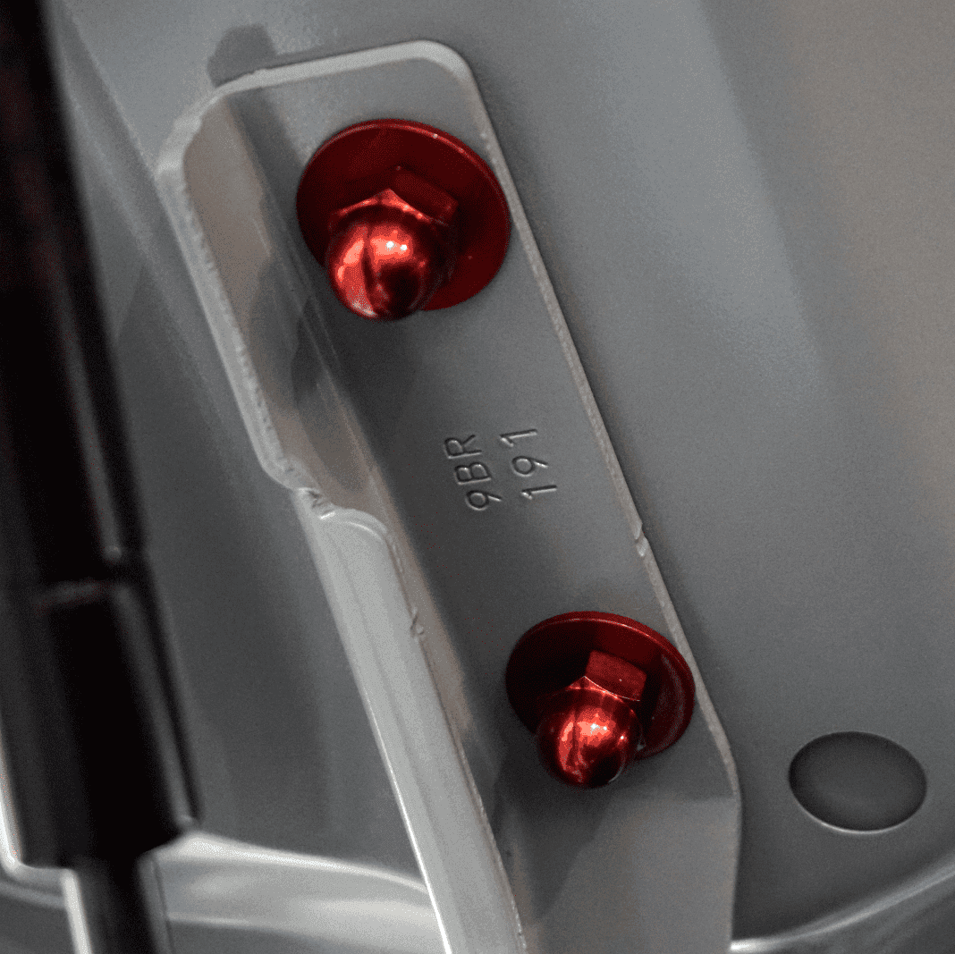 ZSPEC Hood Latch & Hinges Fasteners for '22+ Nissan Frontier D41, Titanium & Billet - ZSPEC Design LLC - Hardware Fasteners - 2022, Fastener Kit, frontier, nissan, pro-4x, Washer Color - zspecdesign.com