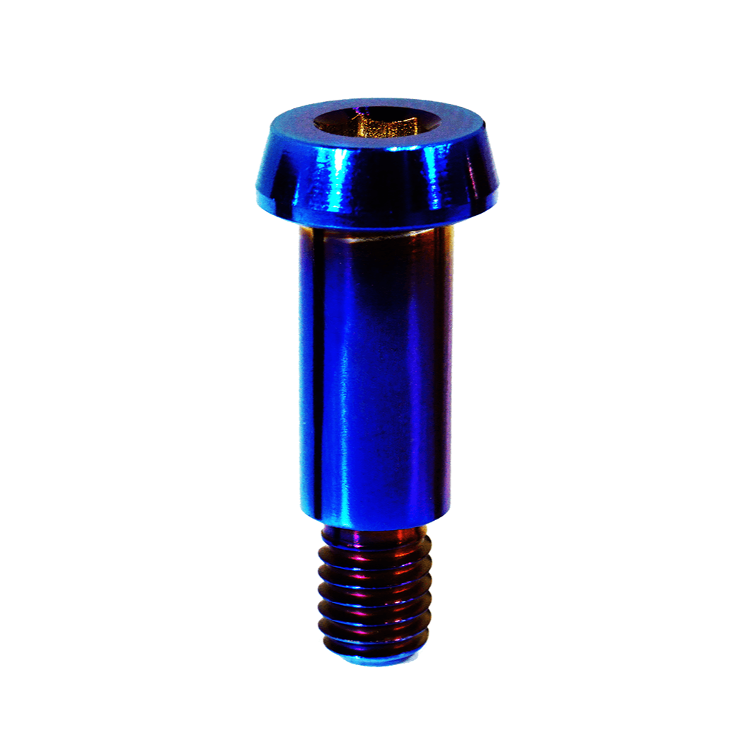 ZSPEC M6-1.0x24mm Shoulder Bolt, 15.7mm Shoulder/Shank Length, Grade-5 Titanium - ZSPEC Design LLC - Hardware Fasteners - m6, shoulder bolt, stainless - zspecdesign.com