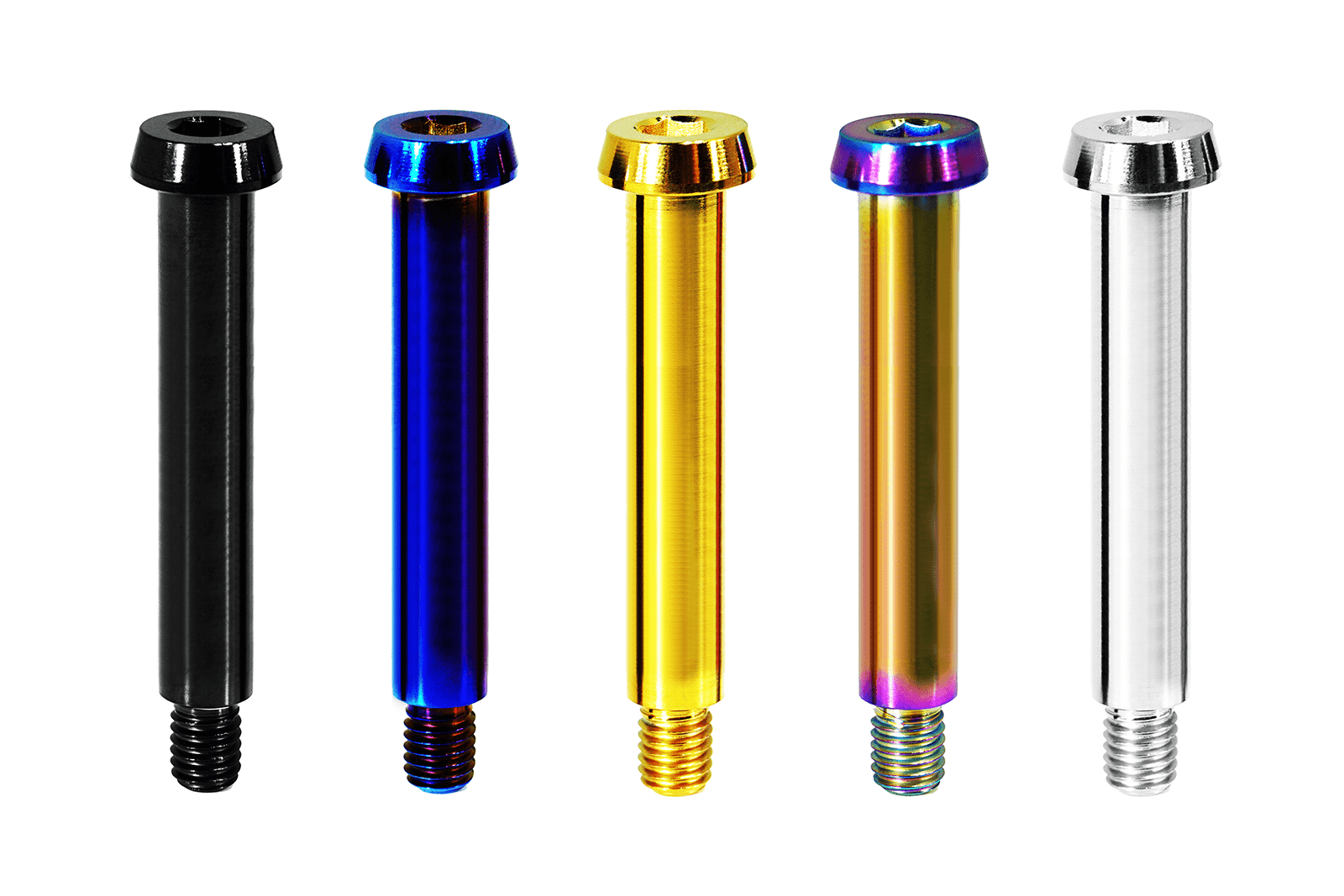 ZSPEC M6-1.0x59mm Shoulder Bolt, 50.5mm Shoulder/Shank Length, Grade-5 Titanium - ZSPEC Design LLC - Hardware Fasteners - m6, shoulder bolt, stainless - zspecdesign.com