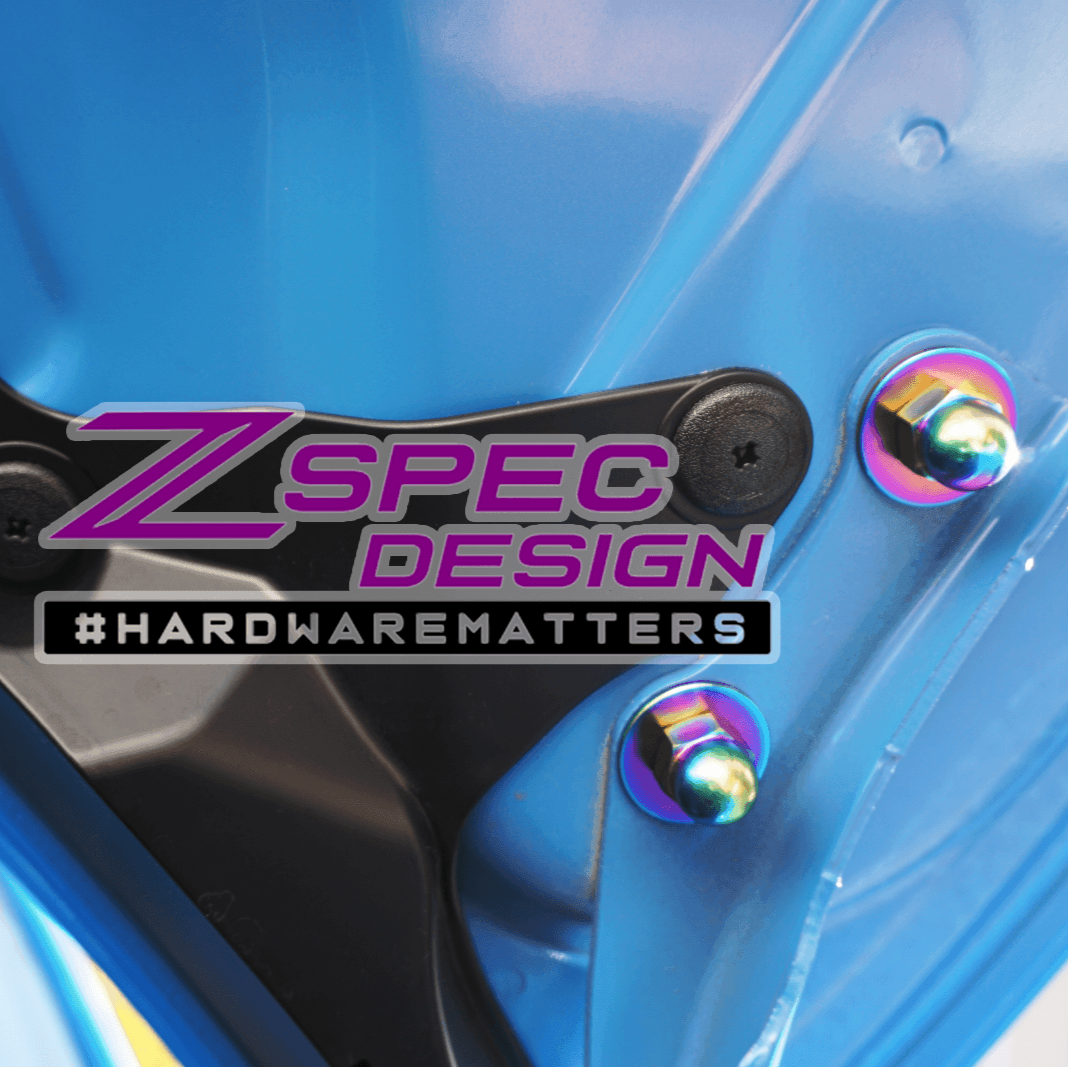 ZSPEC "Stage 3" Dress Up Bolts® Fastener Kit for '22+ Toyota GR86 & Subaru BRZ, Titanium - ZSPEC Design LLC - Hardware Fasteners - 86, brz, Fastener Kit, stage 3, subaru, toyota - zspecdesign.com