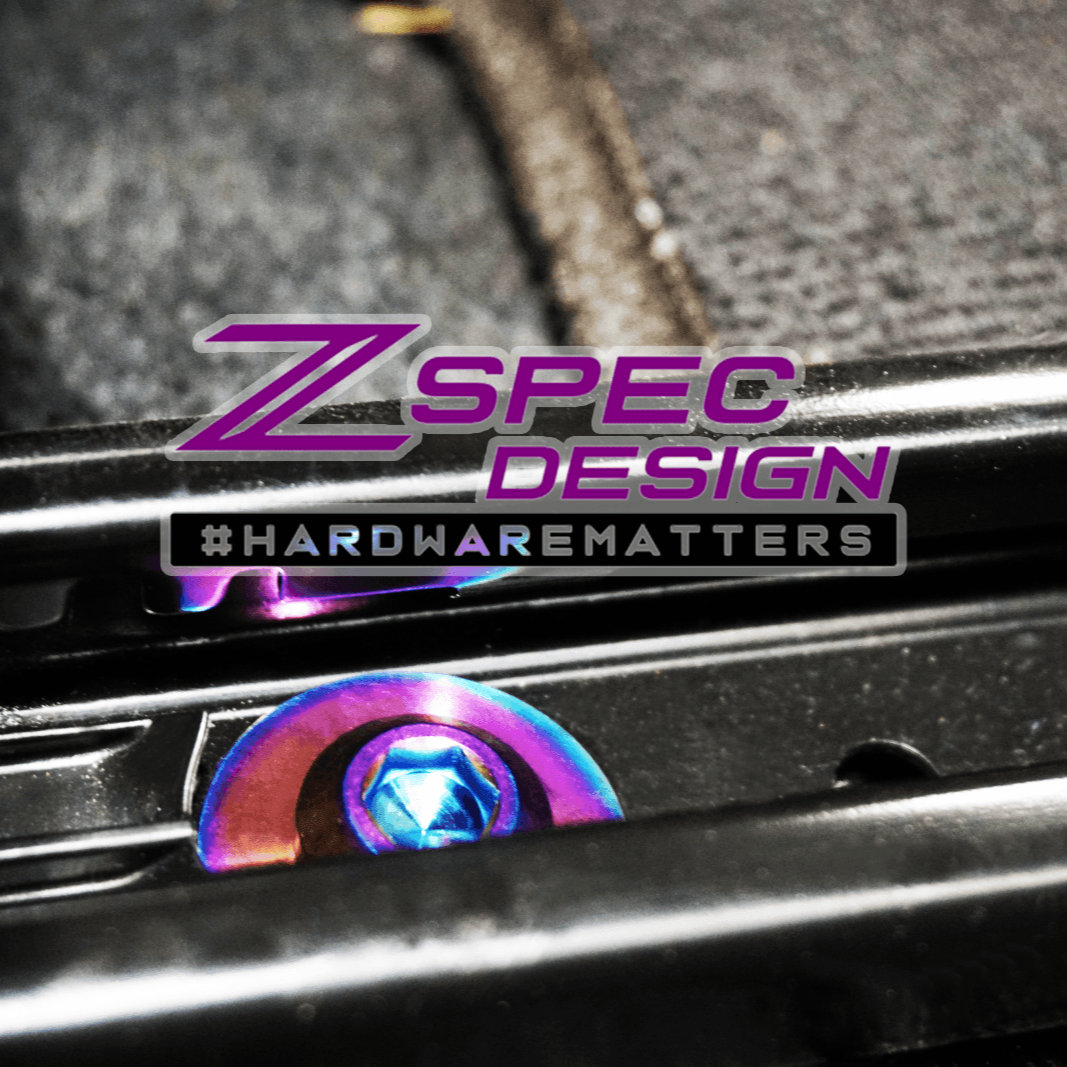 ZSPEC Front Seats Fastener Kit for '22+ Toyota GR86 & Subaru BRZ, Titanium - ZSPEC Design LLC - Hardware Fasteners - 86, brz, Fastener Kit, gr86, Seat, subaru, toyota - zspecdesign.com