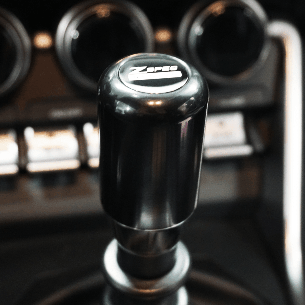 ZSPEC Shift Knob, M12-1.25, Delrin & Stainless, 5-Speed Shift Pattern Coin - ZSPEC Design LLC - Vehicle Shift Knobs - 3000gt, 323, 626, accessory, brz, DSM, eclipse, EVO, EVO 10, EVO X, frs, genesis, lancer, mazdaspeed, miata, mx3, mx5, mx6, Nismo, Nissan, patrol, probe, protege5, r32, r33, rx-7, rx7, rx8, sentra, Shift Knob - zspecdesign.com