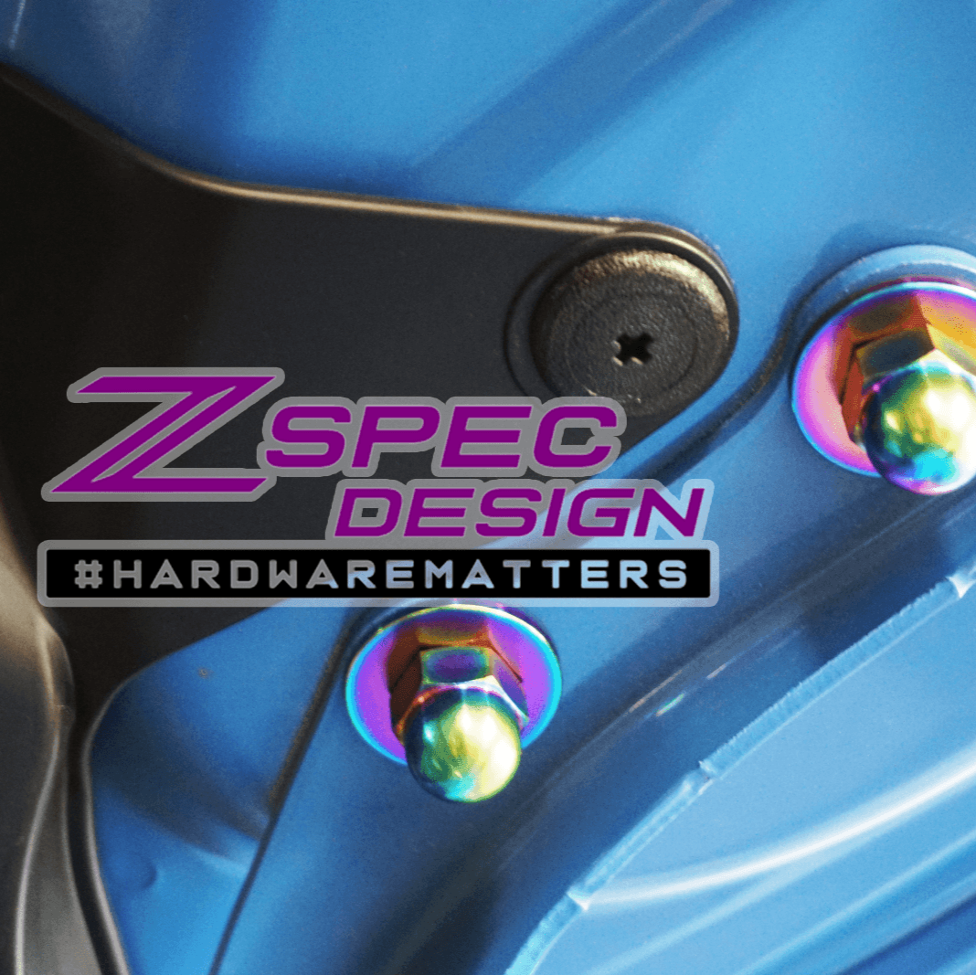 ZSPEC "Stage 3" Dress Up Bolts® Fastener Kit for '22+ Toyota GR86 & Subaru BRZ, Titanium - ZSPEC Design LLC - Hardware Fasteners - 86, brz, Fastener Kit, stage 3, subaru, toyota - zspecdesign.com