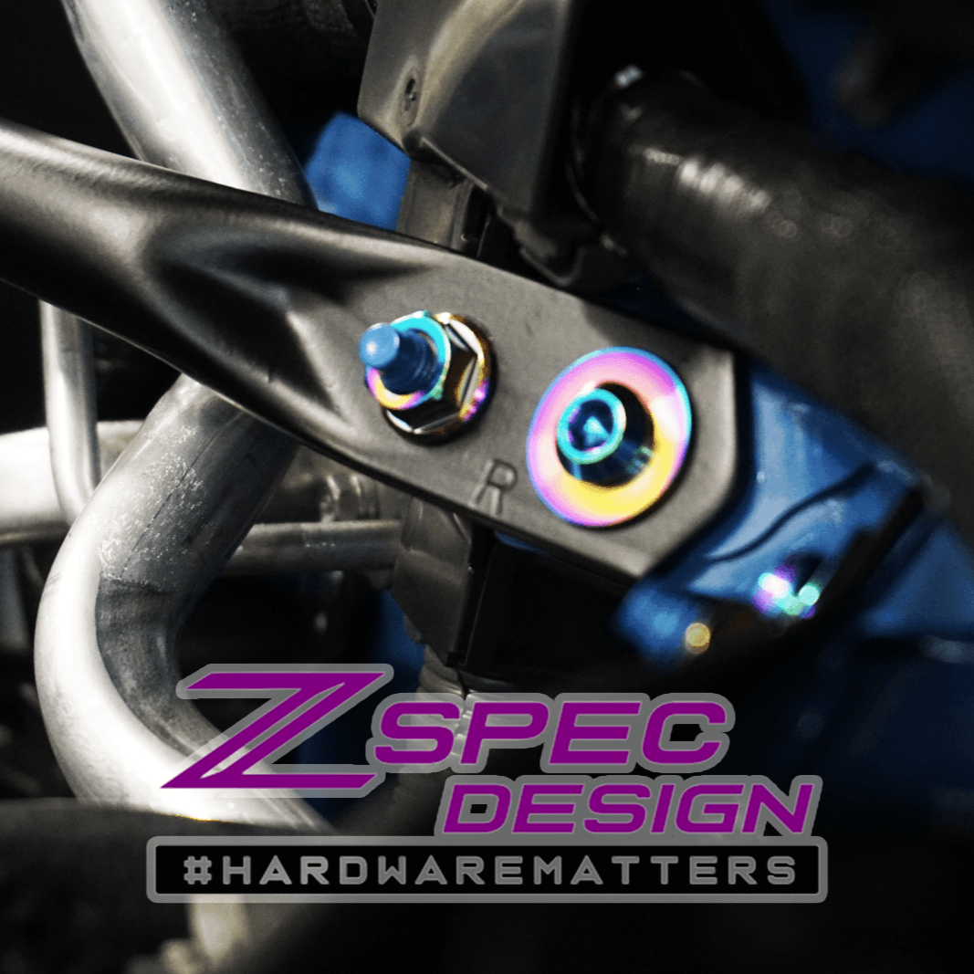 ZSPEC "Stage 3" Dress Up Bolts® Fastener Kit for '22+ Toyota GR86 & Subaru BRZ, Titanium - ZSPEC Design LLC - Hardware Fasteners - 86, brz, Fastener Kit, stage 3, subaru, toyota - zspecdesign.com