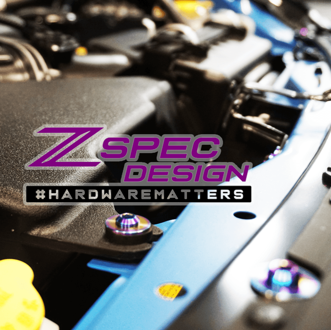 ZSPEC "Stage 3" Dress Up Bolts® Fastener Kit for '22+ Toyota GR86 & Subaru BRZ, Titanium - ZSPEC Design LLC - Hardware Fasteners - 86, brz, Fastener Kit, stage 3, subaru, toyota - zspecdesign.com