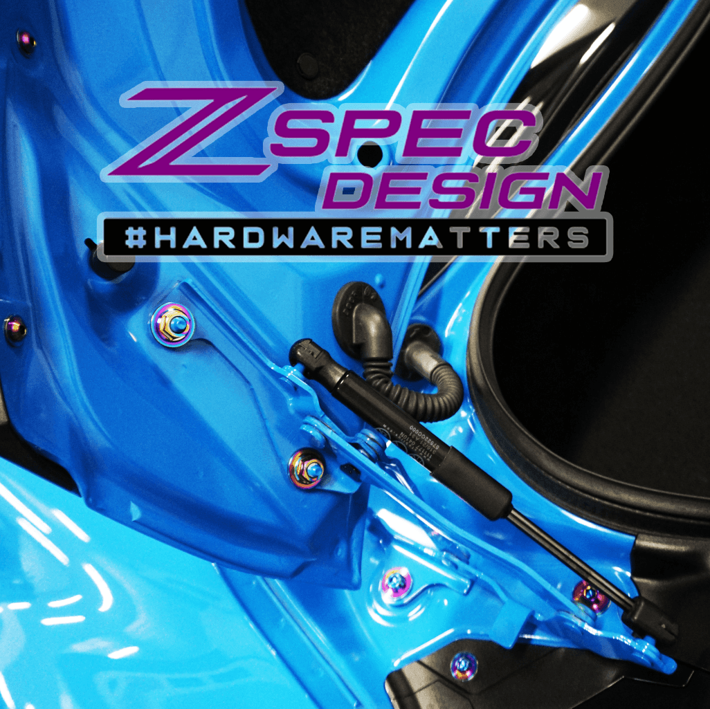 ZSPEC "Stage 3" Dress Up Bolts® Fastener Kit for '22+ Toyota GR86 & Subaru BRZ, Titanium - ZSPEC Design LLC - Hardware Fasteners - 86, brz, Fastener Kit, stage 3, subaru, toyota - zspecdesign.com