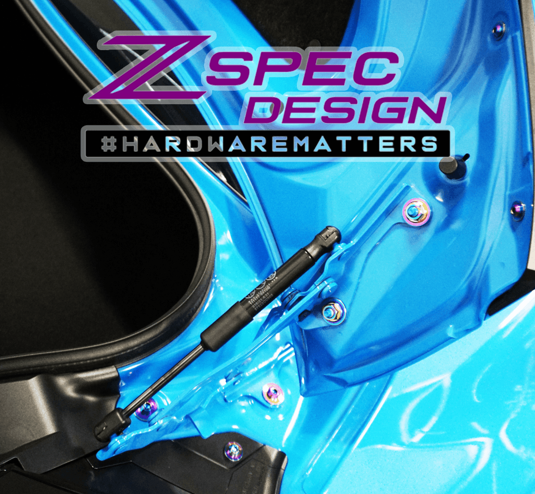 ZSPEC Trunk Area Fastener Kit for '22+ Toyota GR86 & Subaru BRZ, Titanium - ZSPEC Design LLC - Hardware Fasteners - 86, brz, Fastener Kit, gr86, subaru, toyota - zspecdesign.com