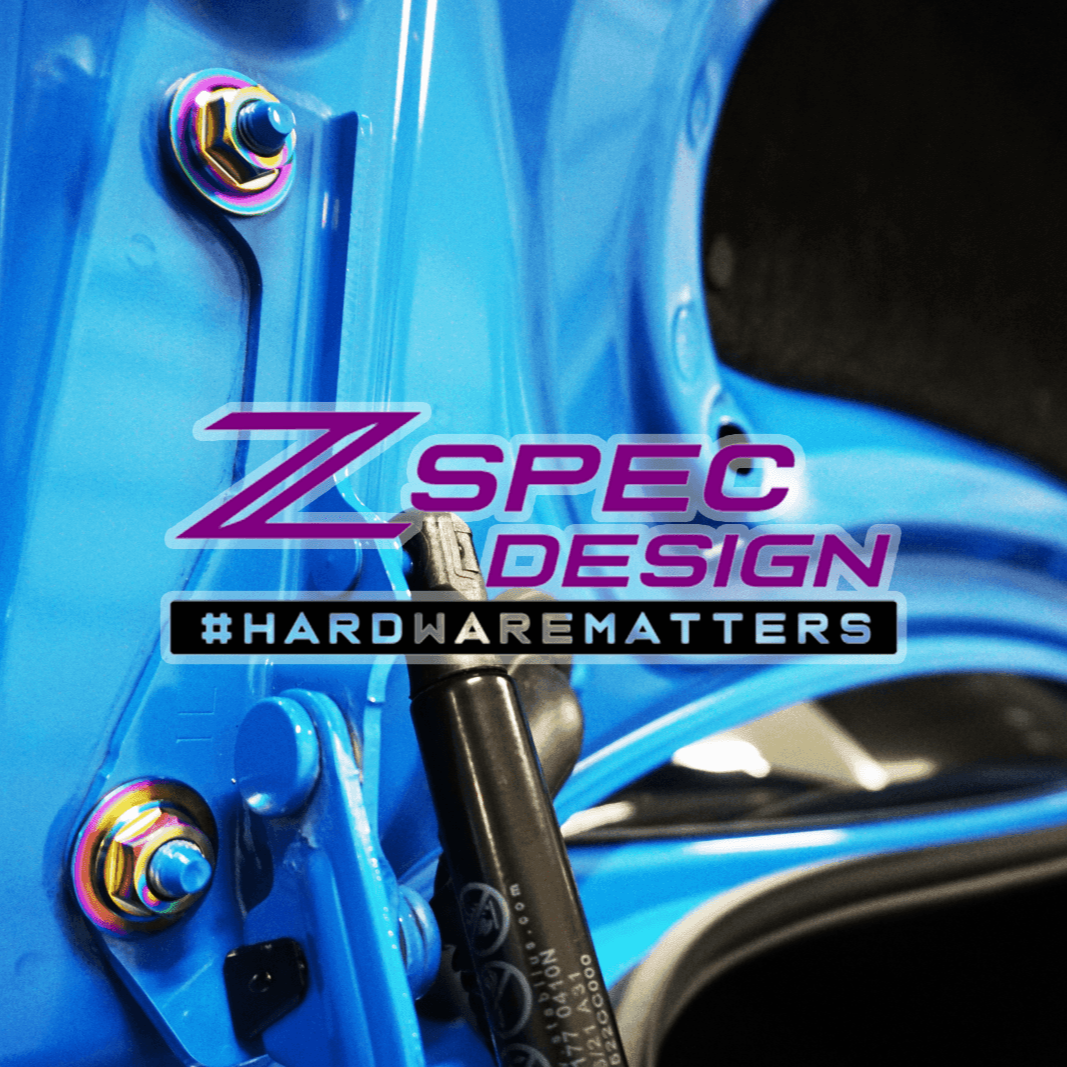 ZSPEC Trunk Area Fastener Kit for '22+ Toyota GR86 & Subaru BRZ, Titanium - ZSPEC Design LLC - Hardware Fasteners - 86, brz, Fastener Kit, gr86, subaru, toyota - zspecdesign.com