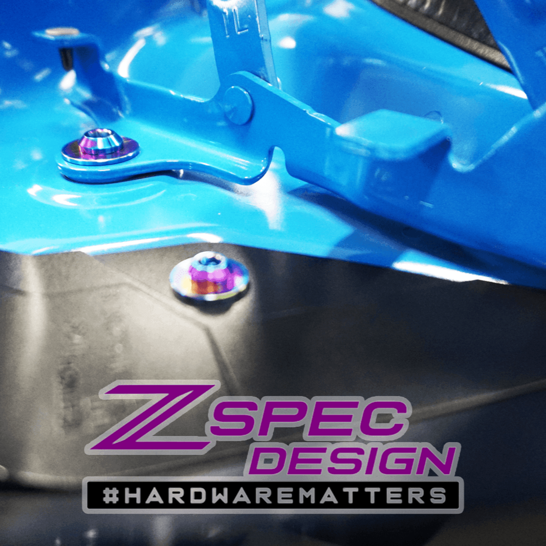 ZSPEC "Stage 3" Dress Up Bolts® Fastener Kit for '22+ Toyota GR86 & Subaru BRZ, Titanium - ZSPEC Design LLC - Hardware Fasteners - 86, brz, Fastener Kit, stage 3, subaru, toyota - zspecdesign.com