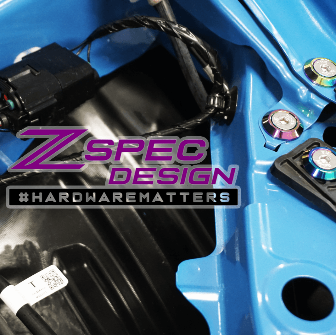 ZSPEC "Stage 3" Dress Up Bolts® Fastener Kit for '22+ Toyota GR86 & Subaru BRZ, Stainless & Billet - ZSPEC Design LLC - Hardware Fasteners - 86, brz, Fastener Kit, stage 3, subaru, toyota - zspecdesign.com