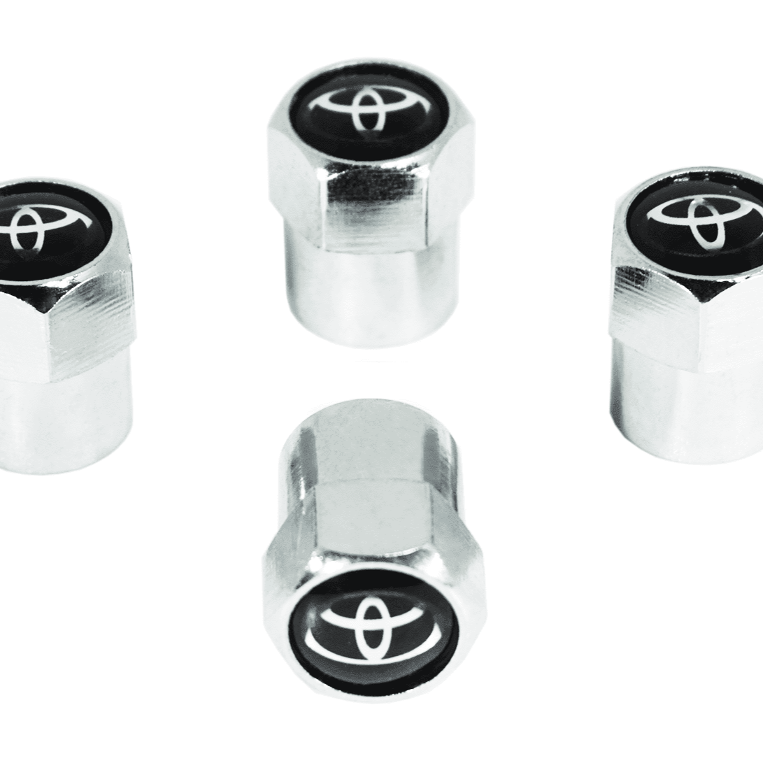 Chrome Valve Stem Tire Caps, Style: TOYOTA - ZSPEC Design LLC - Hardware Fasteners - camry, cap, corolla, corolla gr, RAV4, tire, toyota, toyota tire cap - zspecdesign.com