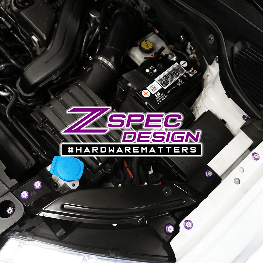 ZSPEC "Stage 1" Dress Up Bolts® Fastener Kit for '22+ VW Taos, Stainless & Billet - ZSPEC Design LLC - Hardware Fasteners - Fastener Kit, stage 1, taos, volkswagen, vw - zspecdesign.com