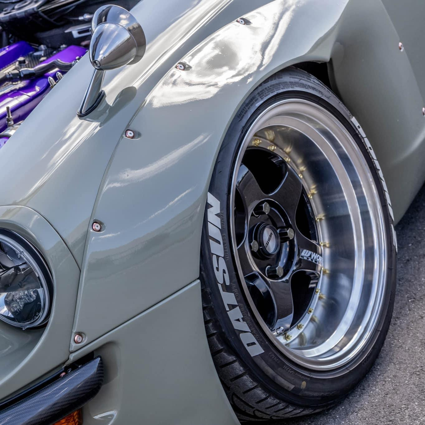 ZSPEC Low-Profile Body Kit Fastener, M5x20mm Titanium & Billet w/RIVET NUT, Sold per Each - ZSPEC Design LLC - Hardware Fasteners - 44-pack, abflug, aimgain, amuse, auto veloce, body, body hardware, body kit, clinched, damd, Do-Luck, fender, flare, fujimura, greddy, hamann, hks, ings+1, knight sports, kuhl, lbw, liberty walk, m-sports, m5, novitec, pandem, per each, rocket bunny, rowen, sense, street hunter, titanium, twinz, veilside, zele, zero sports - zspecdesign.com