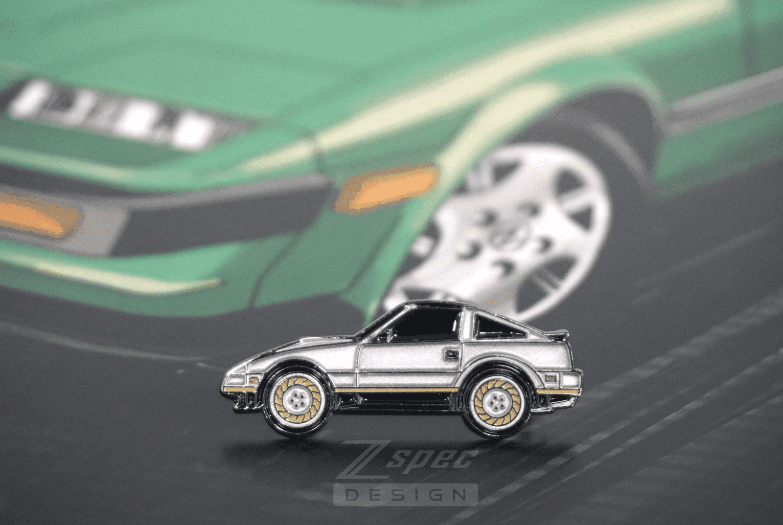 ZSPEC Nissan Z31 300zx Anniversary Edition Lapel / Hat Pin - ZSPEC Design LLC - Collectibles - 300zx, accessory, lapel, lifestyle, nissan, nissan pin, pin, Z - zspecdesign.com