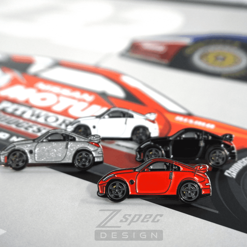 ZSPEC Nissan 350z/Z33 Nismo Edition Enamel Chrome Lapel / Hat Pin