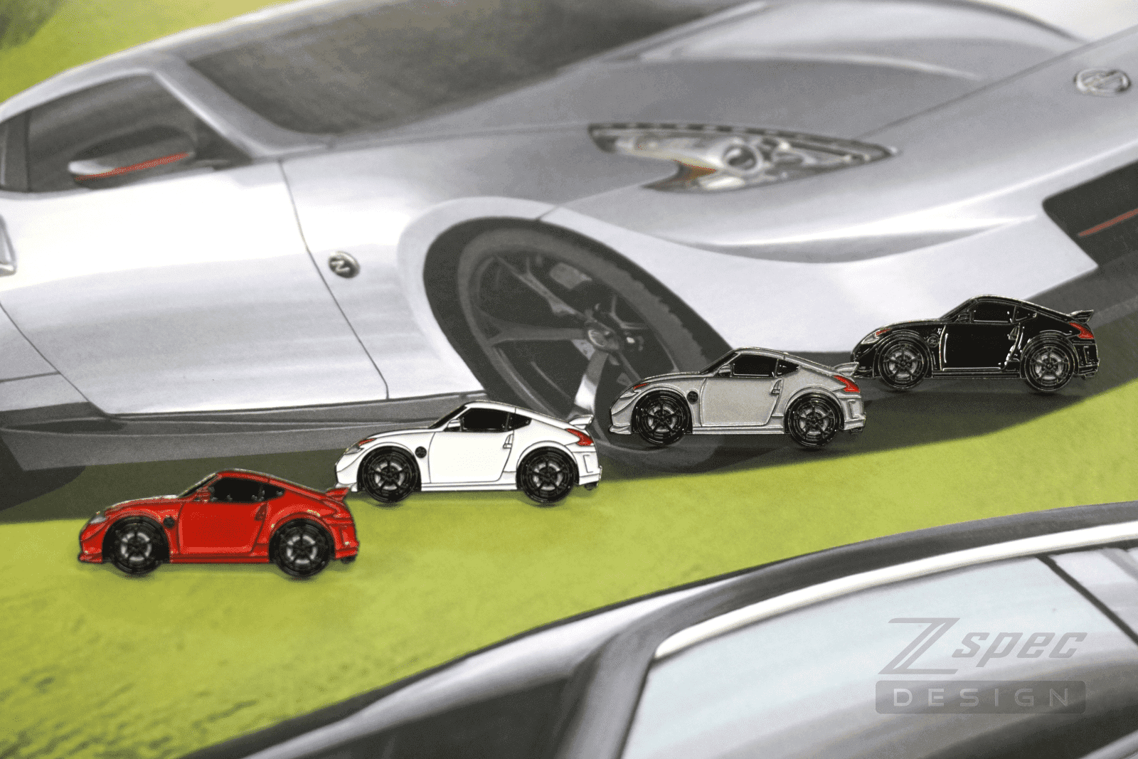 ZSPEC Nissan 370z / Z34 Nismo V1 - Edition Lapel / Hat Pin - ZSPEC Design LLC - Collectibles - 370z, accessory, lapel, lifestyle, nismo, nissan, nissan pin, pin, Z - zspecdesign.com