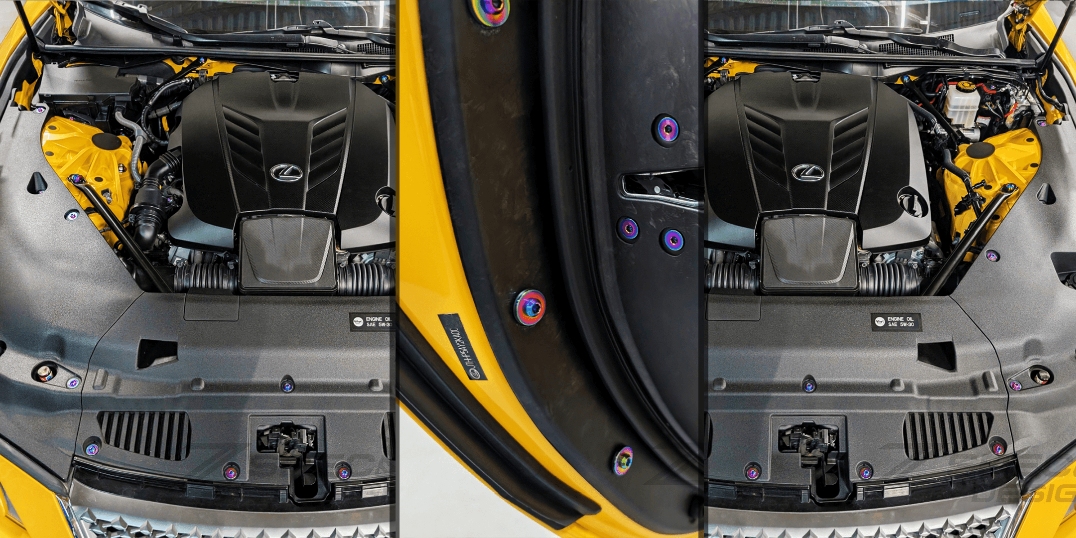ZSPEC Design - Dress Up Bolts, Washers, Nuts - Kits for the Lexus LC 500 Platform Titanium Stainless