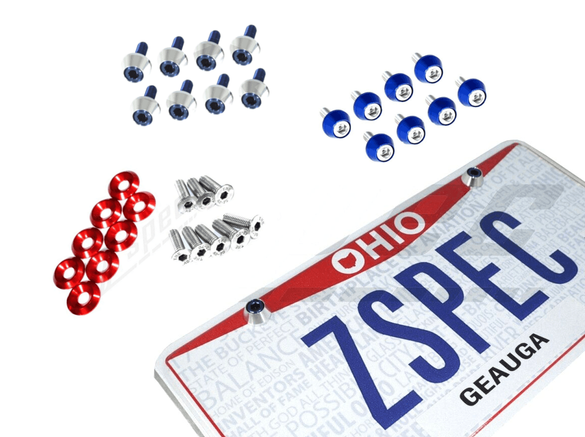 License Plate Fastener Kits - ZSPEC Design LLC