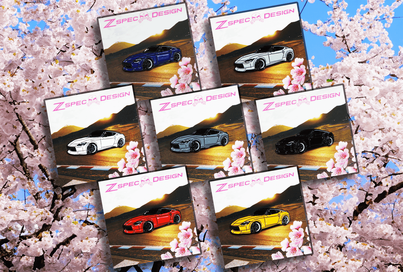 ZSPEC Nissan Z RZ34 Car-Pins (Not 400z!)  Enamel Garage Hobby Collector Car Lapel Pins