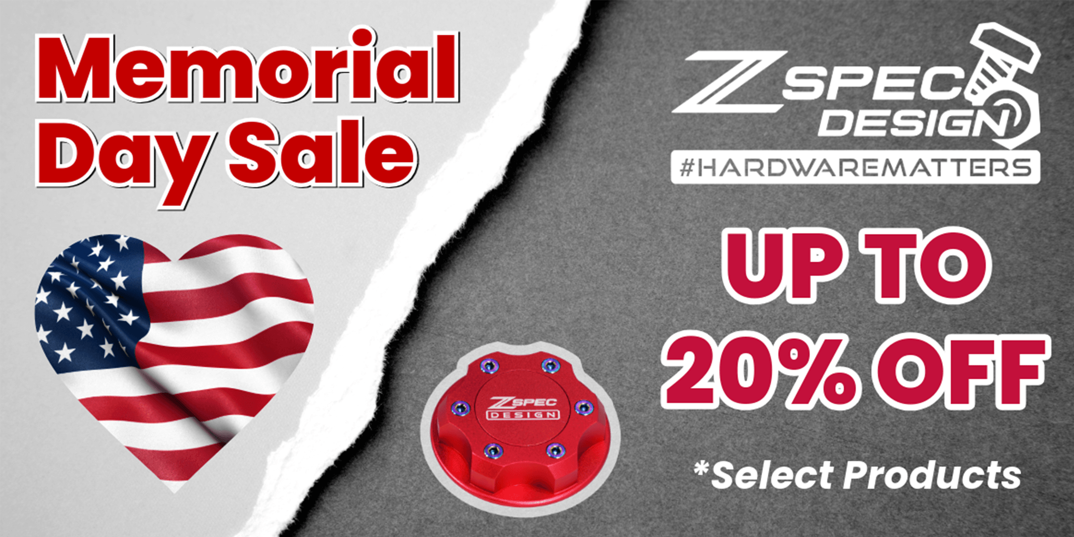 Memorial Day - 20% Off these select Products!