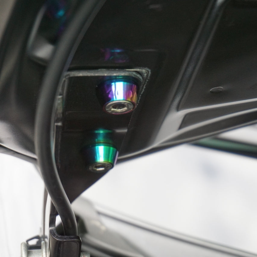 ZSPEC Hood Hinges & Latch Fastener Kit for EVO X, Stainless & Billet