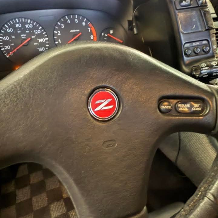 ZSPEC Steering Wheel Emblem for Nissan 300ZX Z32 Non-Airbag Models, Sold per Each