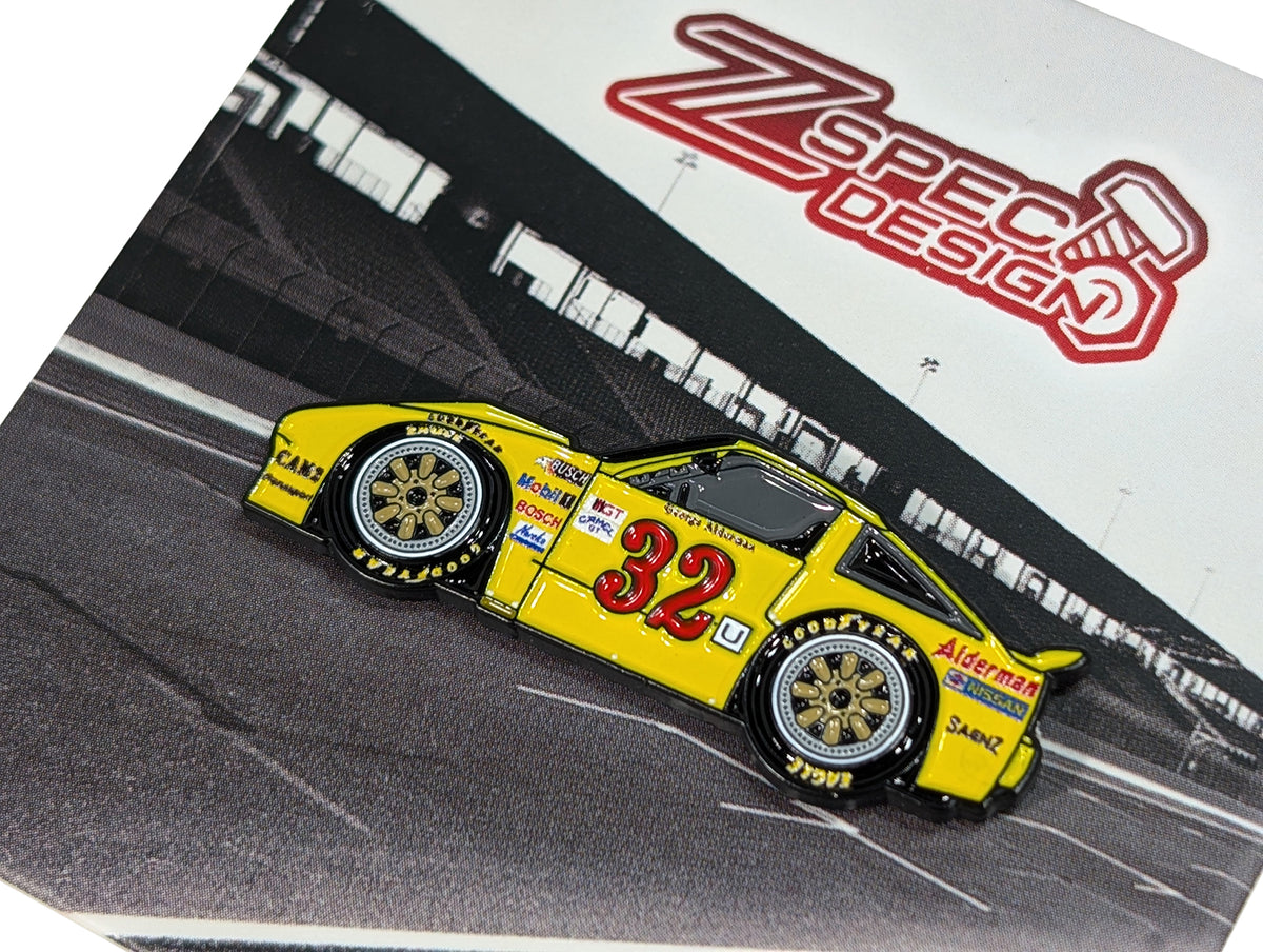 ZSPEC Collector Lapel / Hat Pin - #32 300zx Z31 Race Car