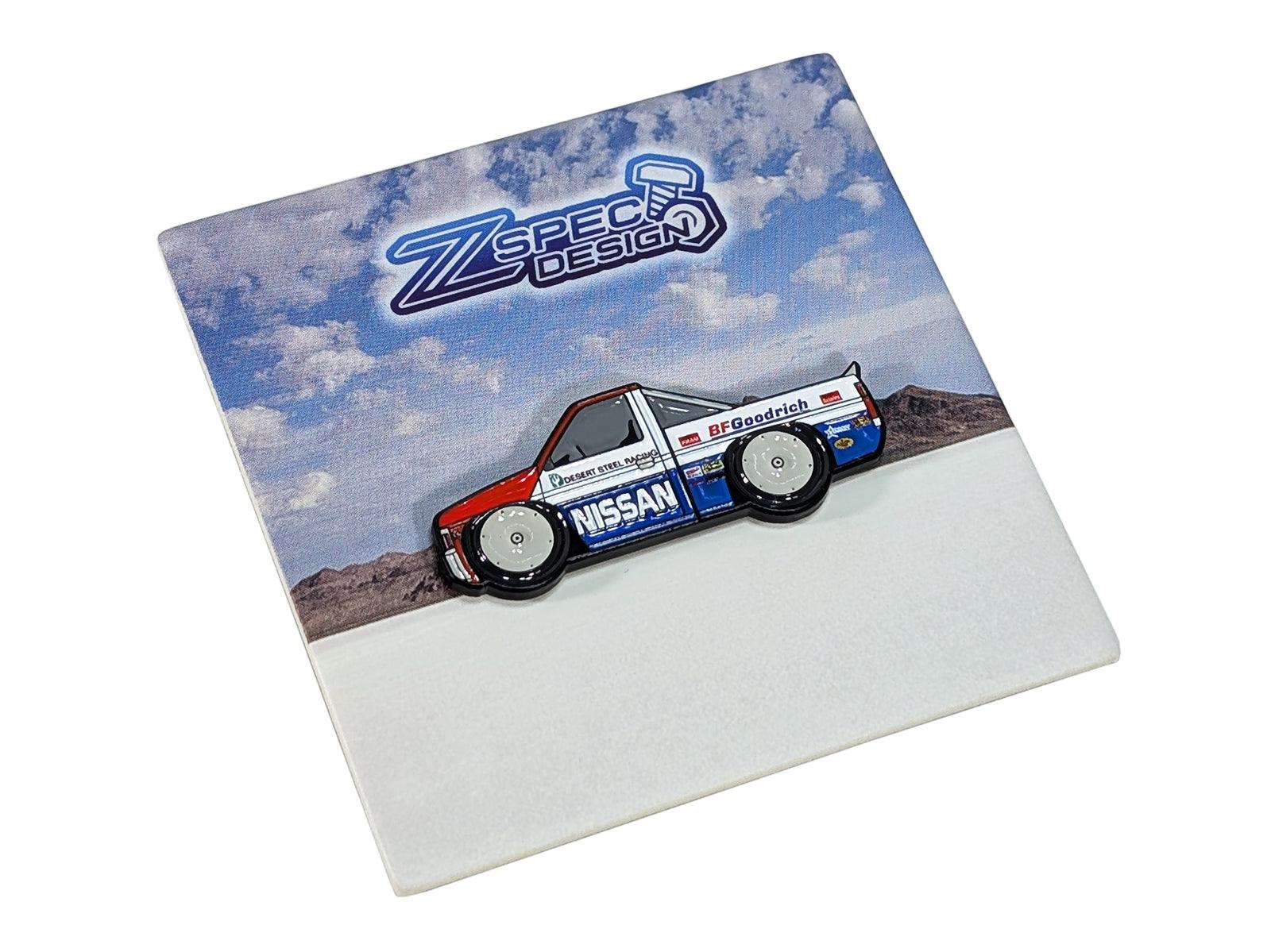 ZSPEC Collector Lapel / Hat Pin - D21 Race Truck - ZSPEC Design LLC - Pin - accessory, lapel, lifestyle, pin, saltflats, socal - zspecdesign.com