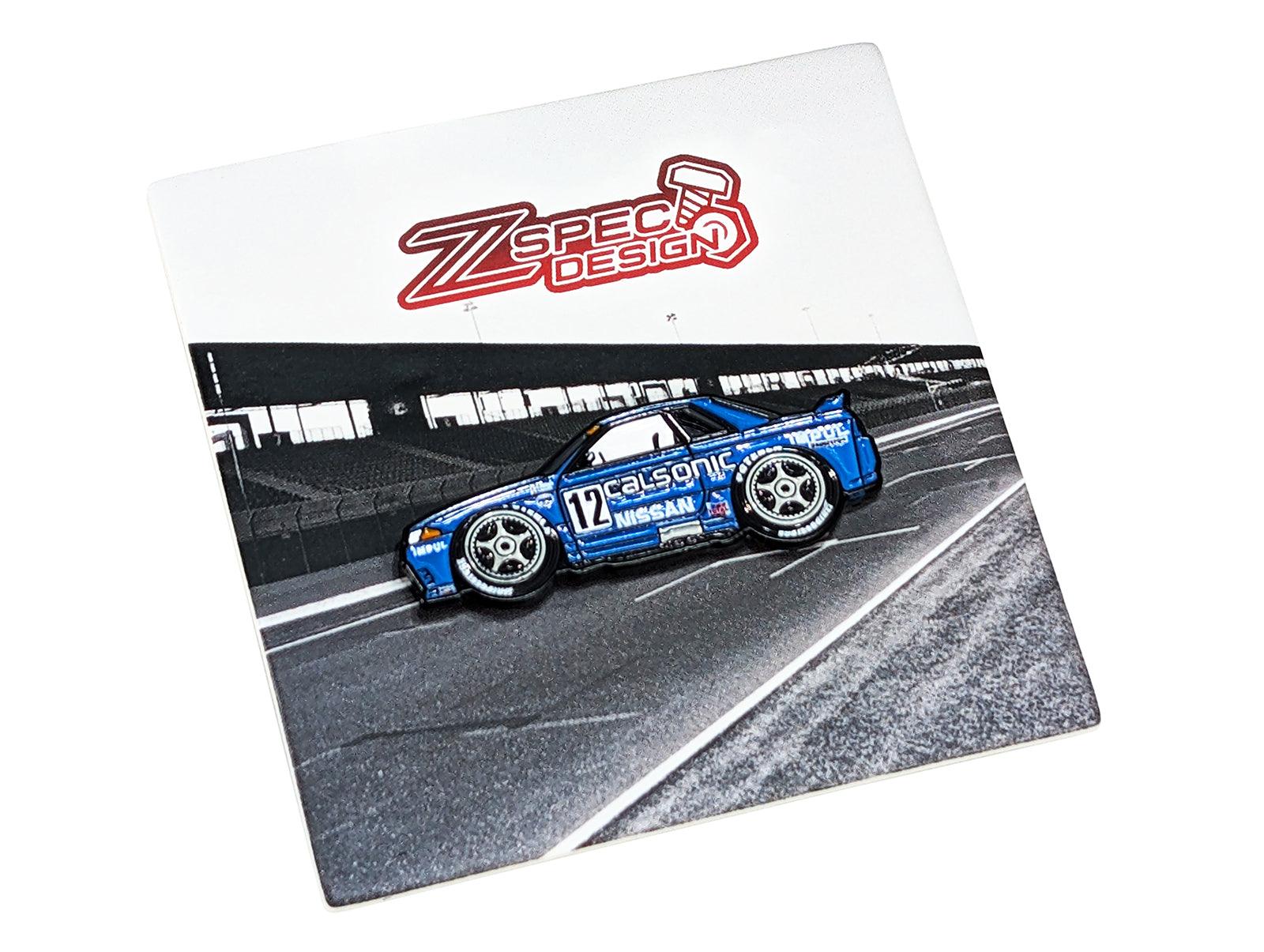 ZSPEC Collector Lapel / Hat Pin - R32 GT-R Calsonic Race Car Homage - ZSPEC Design LLC - Pin - accessory, lapel, lifestyle, pin - zspecdesign.com