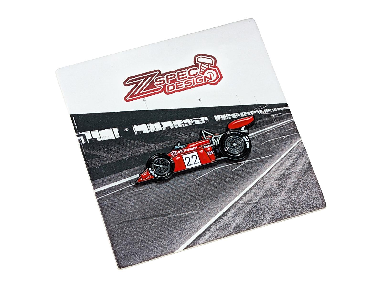 ZSPEC Collector Lapel / Hat Pin - Red Formula Racing Legend - ZSPEC Design LLC - Pin - accessory, lapel, lifestyle, pin - zspecdesign.com