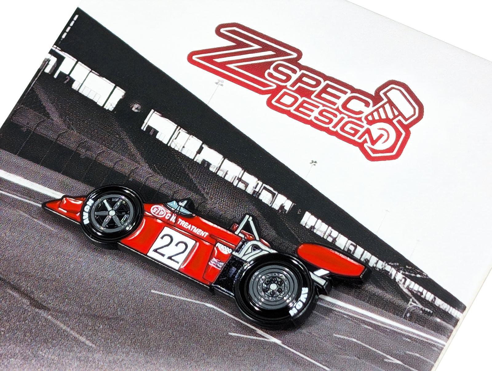 ZSPEC Collector Lapel / Hat Pin - Red Formula Racing Legend - ZSPEC Design LLC - Pin - accessory, lapel, lifestyle, pin - zspecdesign.com