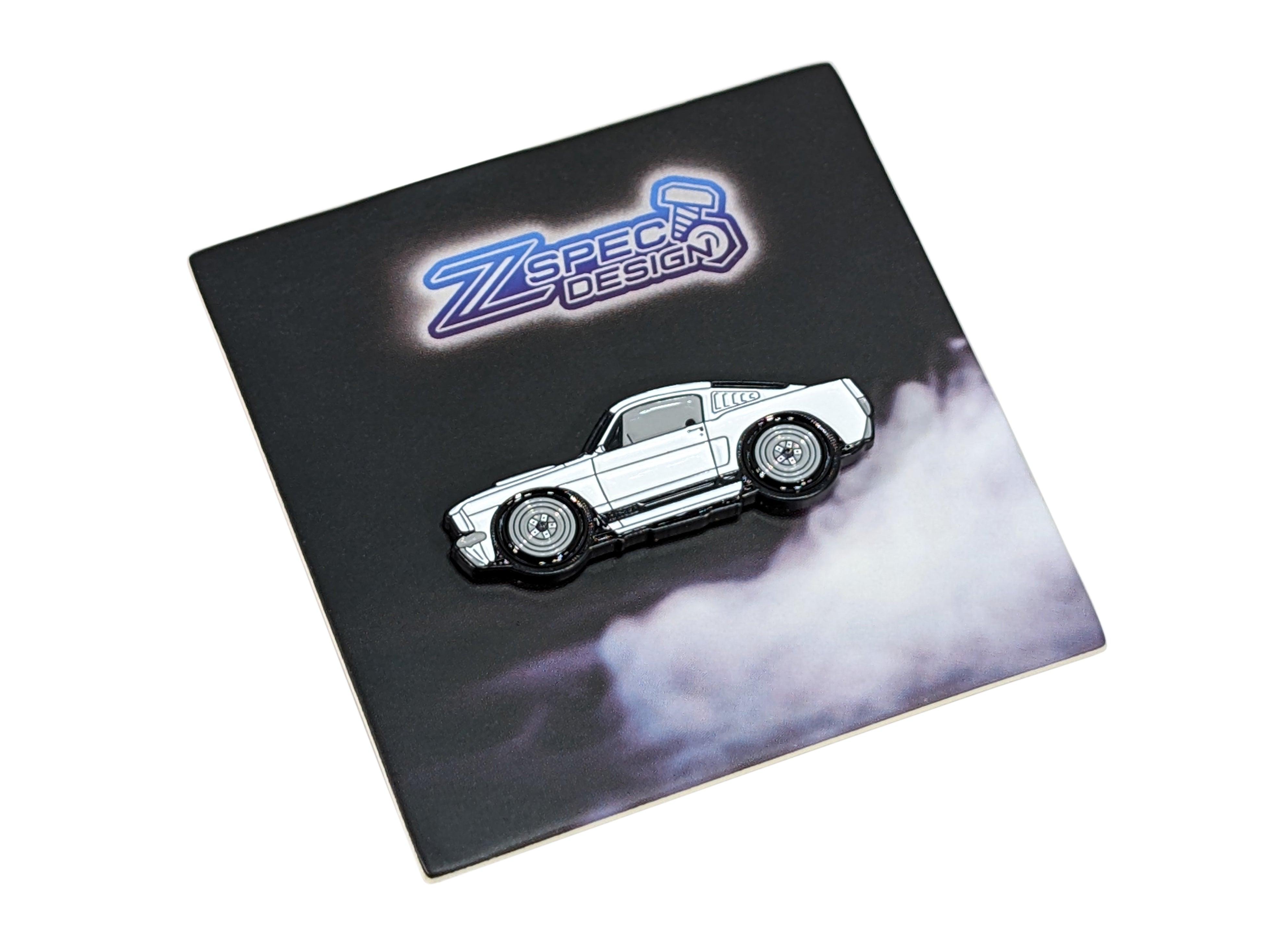 ZSPEC Collector Lapel / Hat Pin - GT350 Mustang Wimbledon White - ZSPEC Design LLC - Pin - accessory, lapel, lifestyle, pin - zspecdesign.com