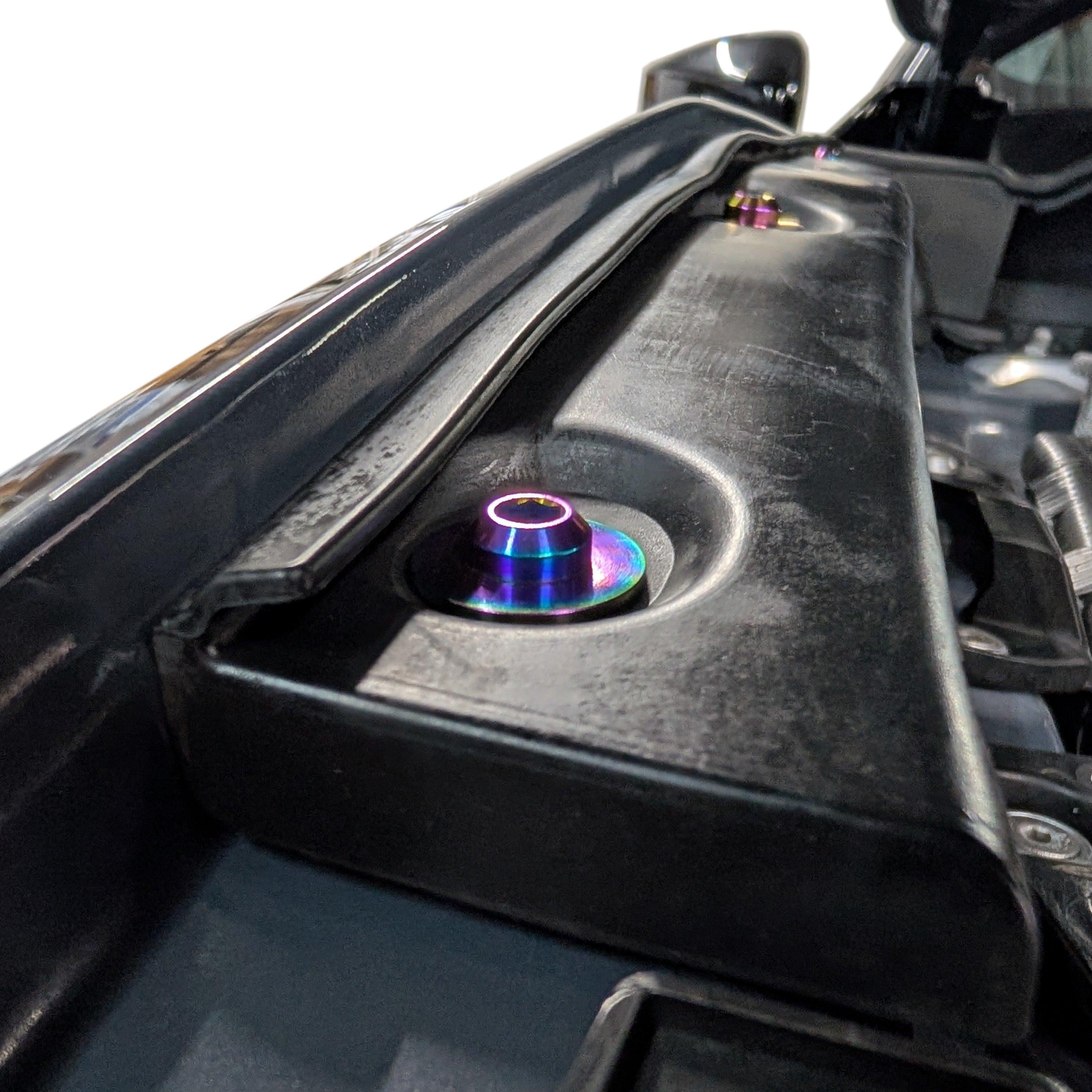ZSPEC Titanium Clip Replacements Fastener Kit for the Mazda CX-9

Specifications:
Grade-5 Titanium
Lightweight, Visual Upgrade
Durable Finish Options
