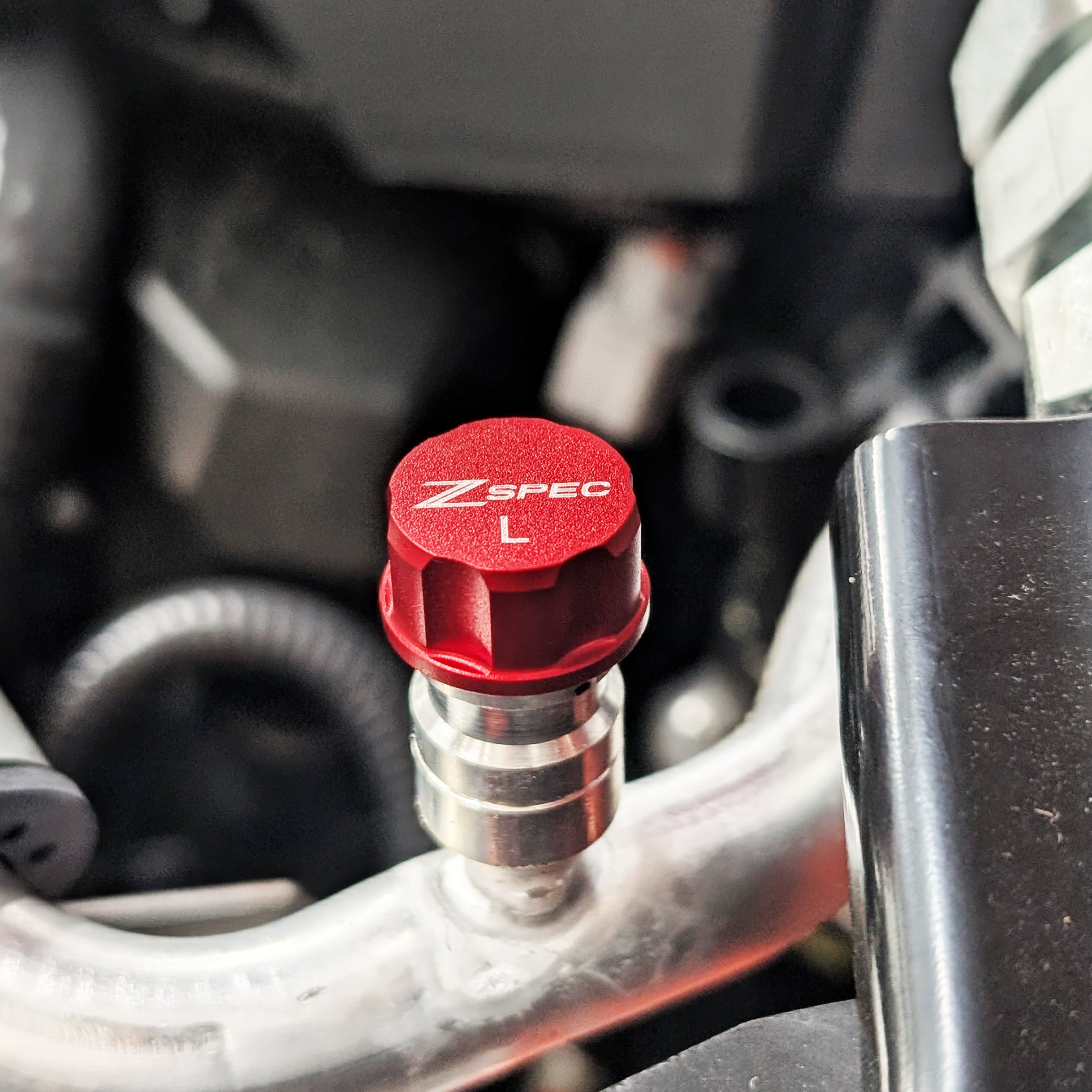 ZSPEC Billet AC Dress Up Caps Set, High & Low, for R-1234YF Systems