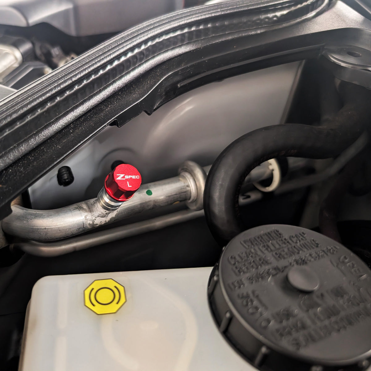 ZSPEC Billet AC Dress Up Caps Set, High & Low, for OEM R134 Systems